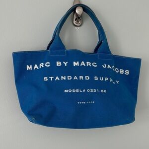Marc by Marc Jacobs Blue Canvas Tote